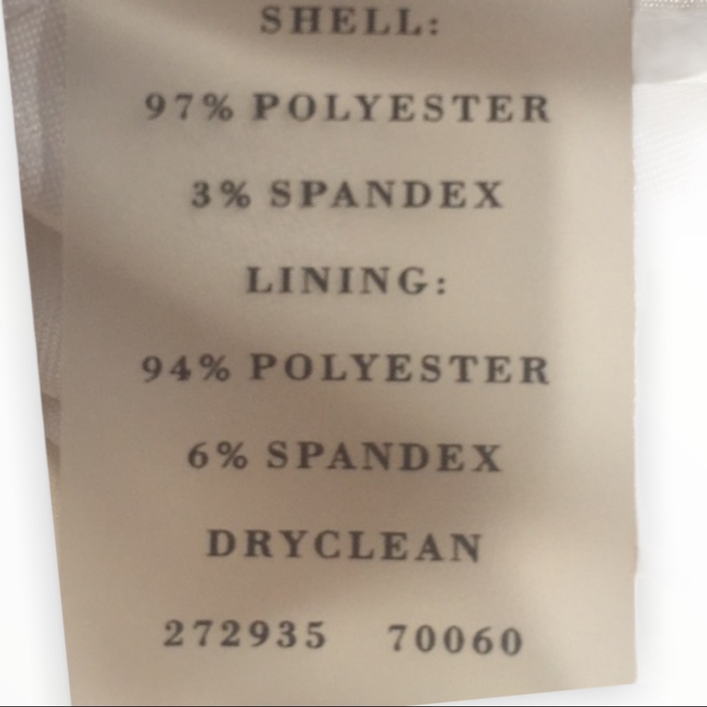 Ann Taylor ink blue and ivory pleated skirt - Picture 4 of 4